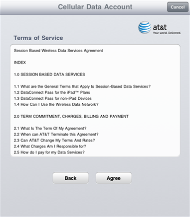 AT&T Agreement