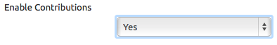 Enable Contributions