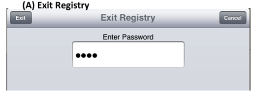Exit Password