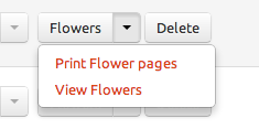 Select Print Flower pages