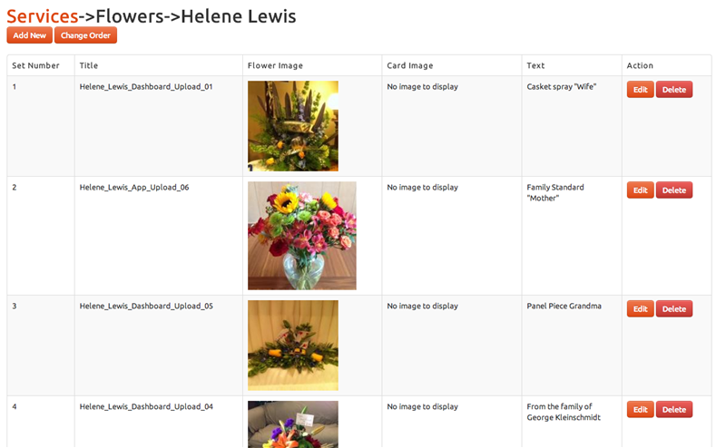 Services Flowers