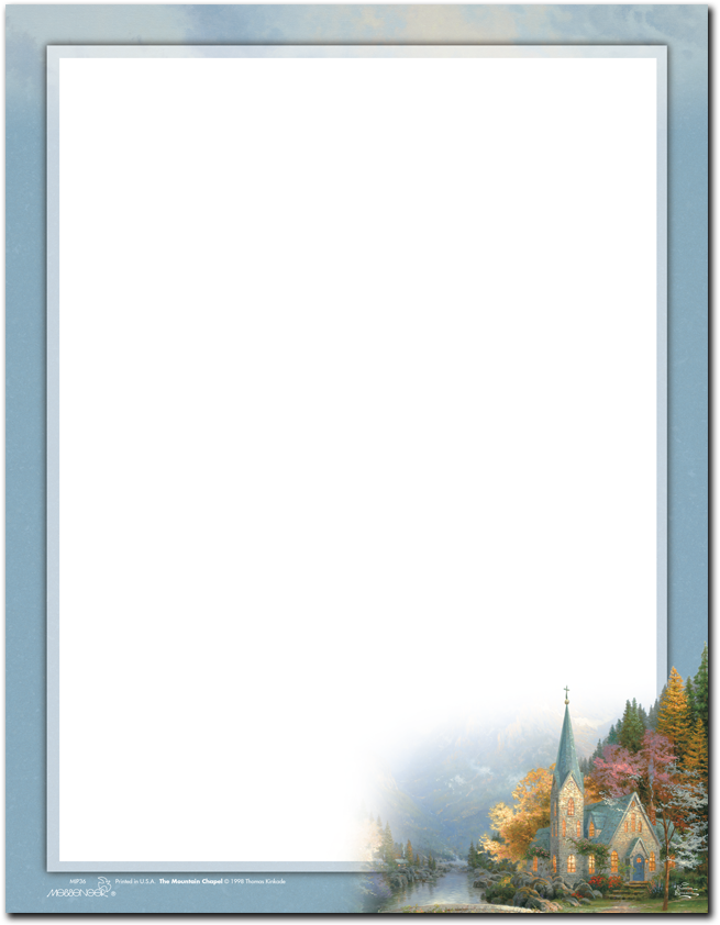 Mountain Chapel Display Sheets