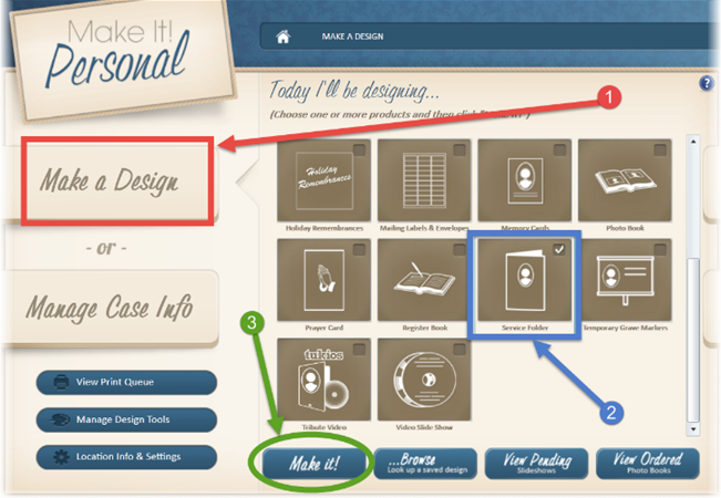 4. Make a Design 4. Make a Design