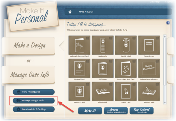 6. Manage Design Tools 6. Manage Design Tools