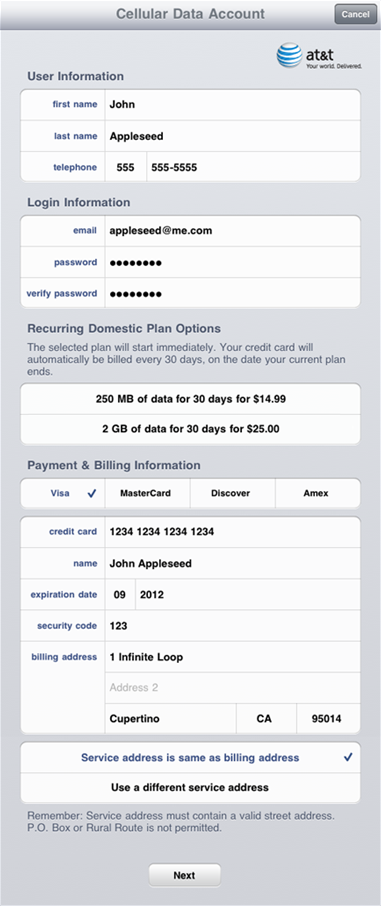 AT&T Setup