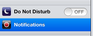 Do Not Disturb Switch