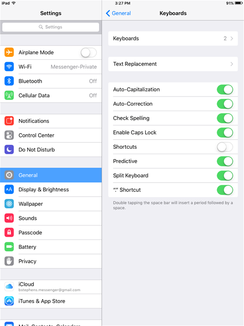 Keyboard Shortcuts