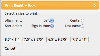 Screenshot 1 Expression Print Dialog