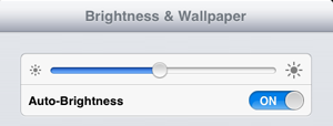 settings_auto-brightness_on Auto-Brightness ON