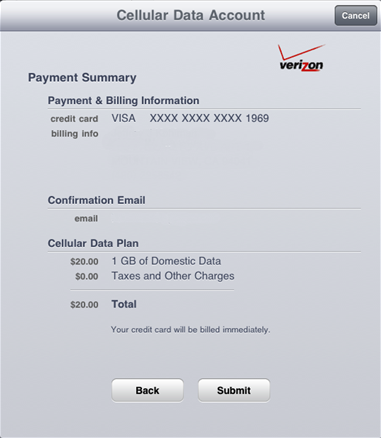 Verizon Account 