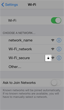 iOS7 Wi-Fi