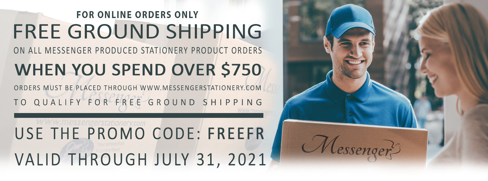 Free Ground Shipping with FREEFR
