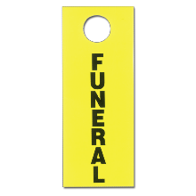 Funeral Tags