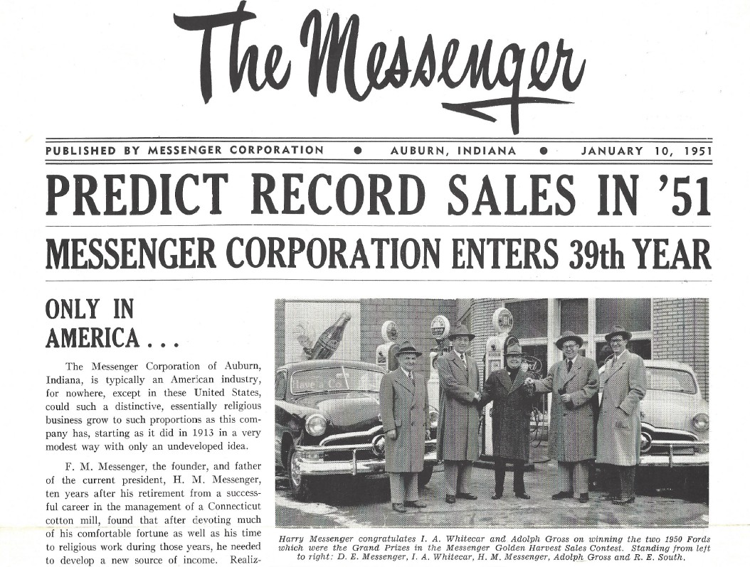 The Messenger Newsletter January 10 1951