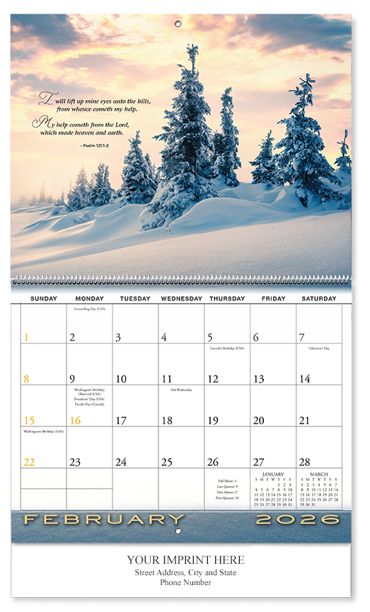 His World Non-Denominational Calendar