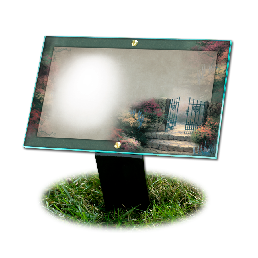 Acrylic Personalized Temporary Grave Marker