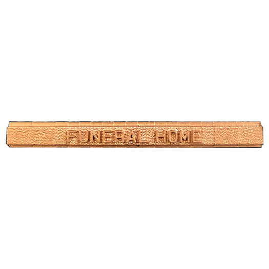 Metal Grave Marker Name Plate