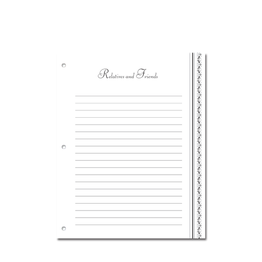 File Pages Packet Simply Framed Page Packets