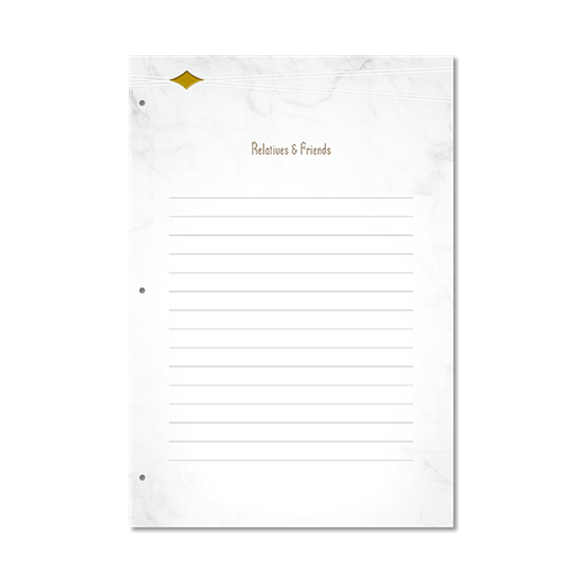 M Collection Page Packets | Oversized