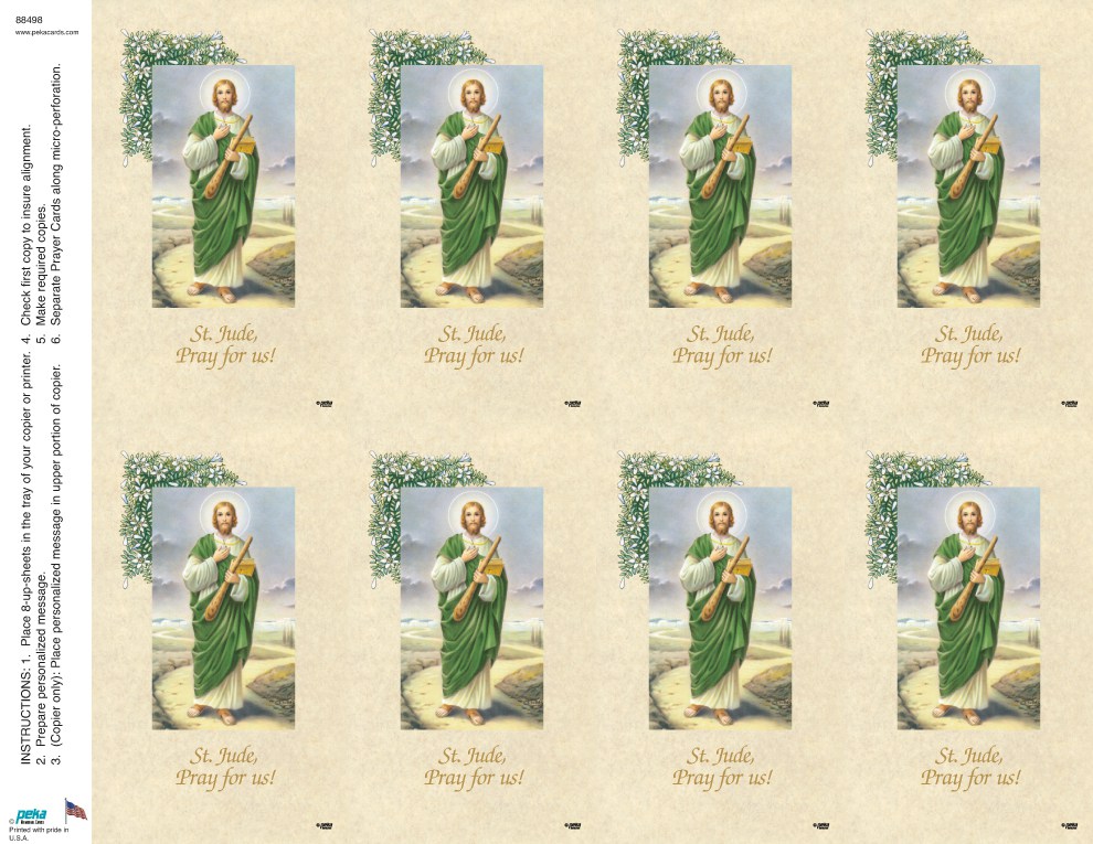 Saint Jude Prayer Cards