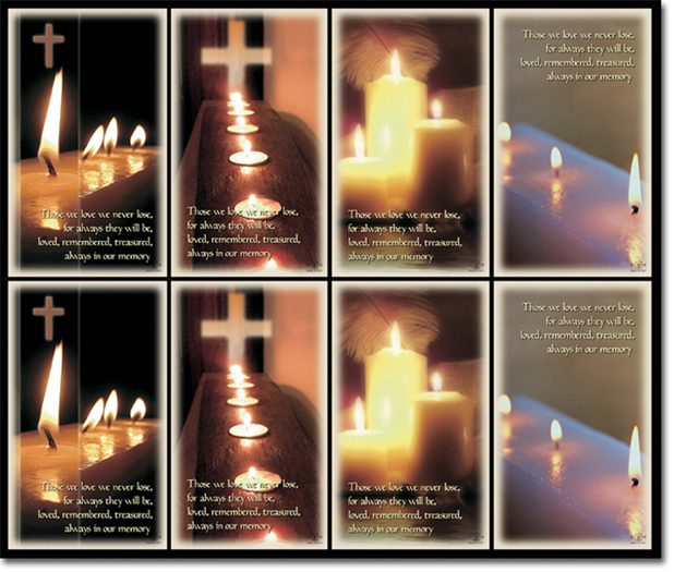 Candle Light Prayer Cards