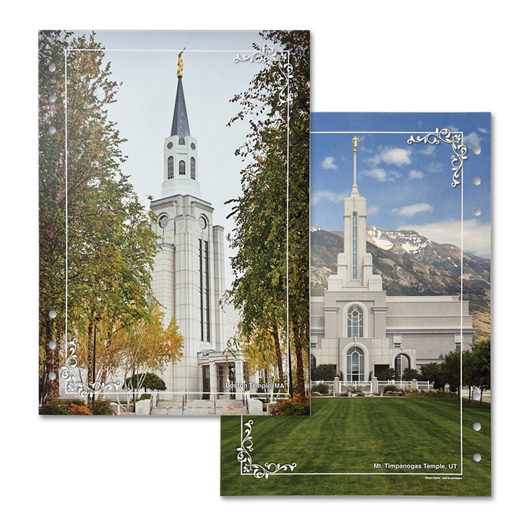 Salt Lake Temple Foil Register Book