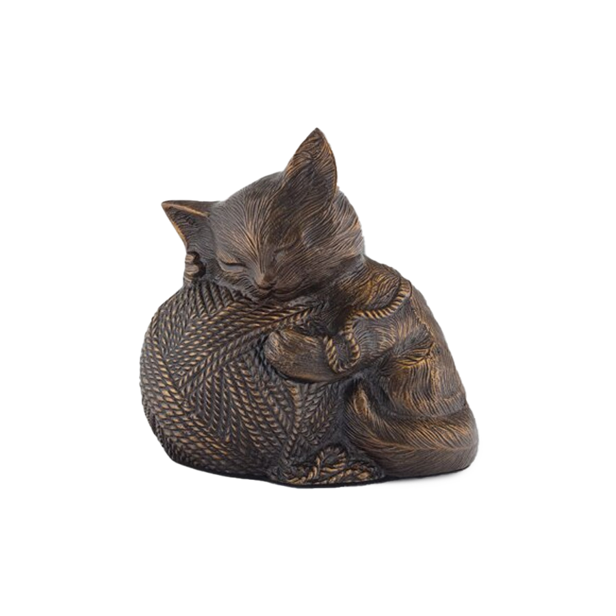 Sleeping Cat Pet Urn