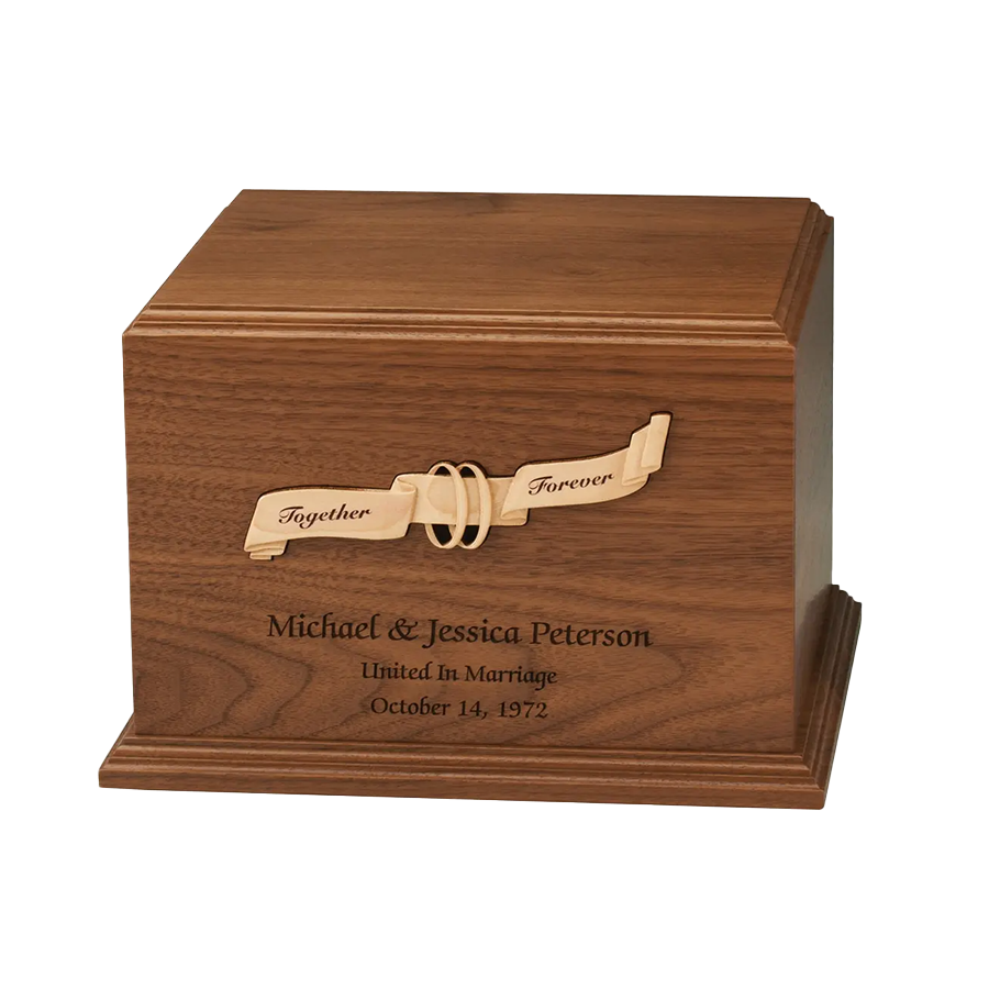 Ribbon & Rings Companion Urn