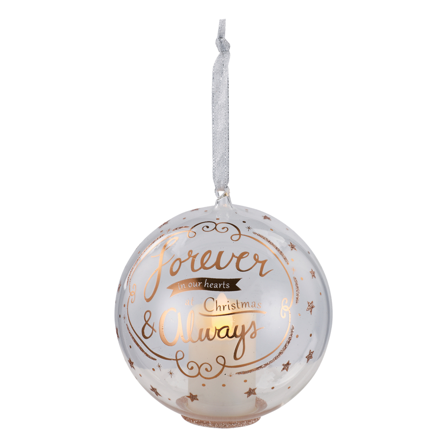 Signature Forever In Our Hearts LED Candle Ornament