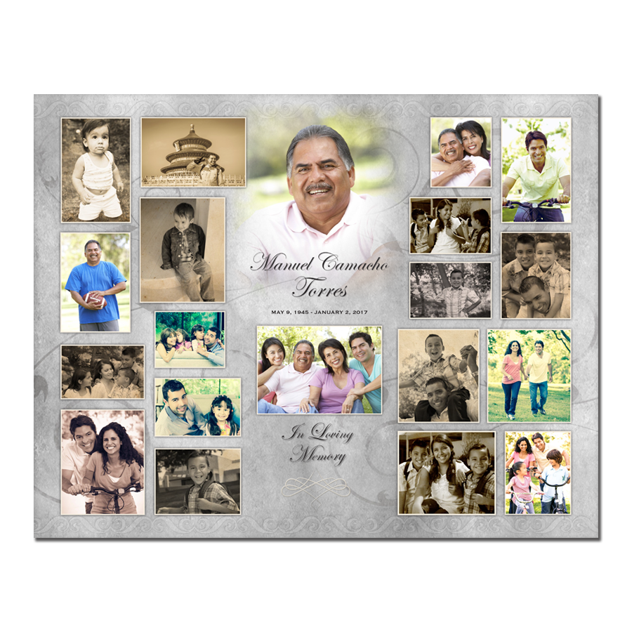 Ornate Signature Poster Print